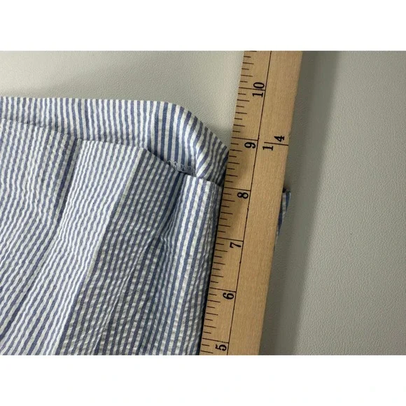 Polo Golf Ralph Lauren Seersucker Striped Pleated Shorts Mens Size 33 - Picture 4 of 7